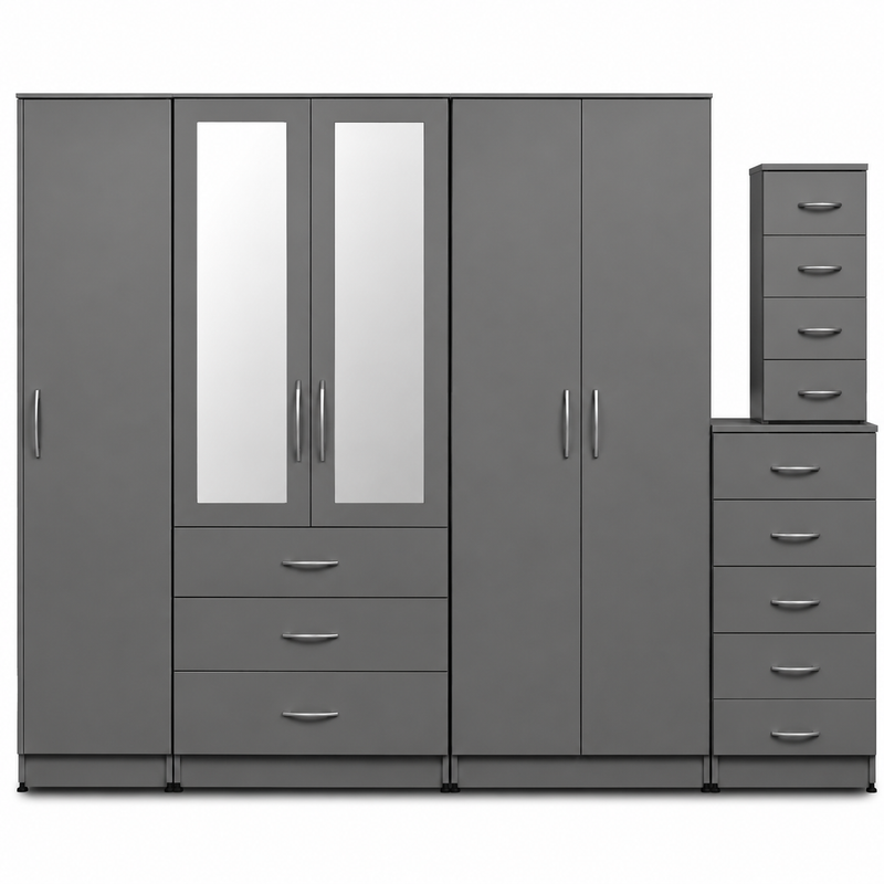 2-HALF MIRROR (6-DOOR)