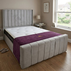 Panel wingback beds
