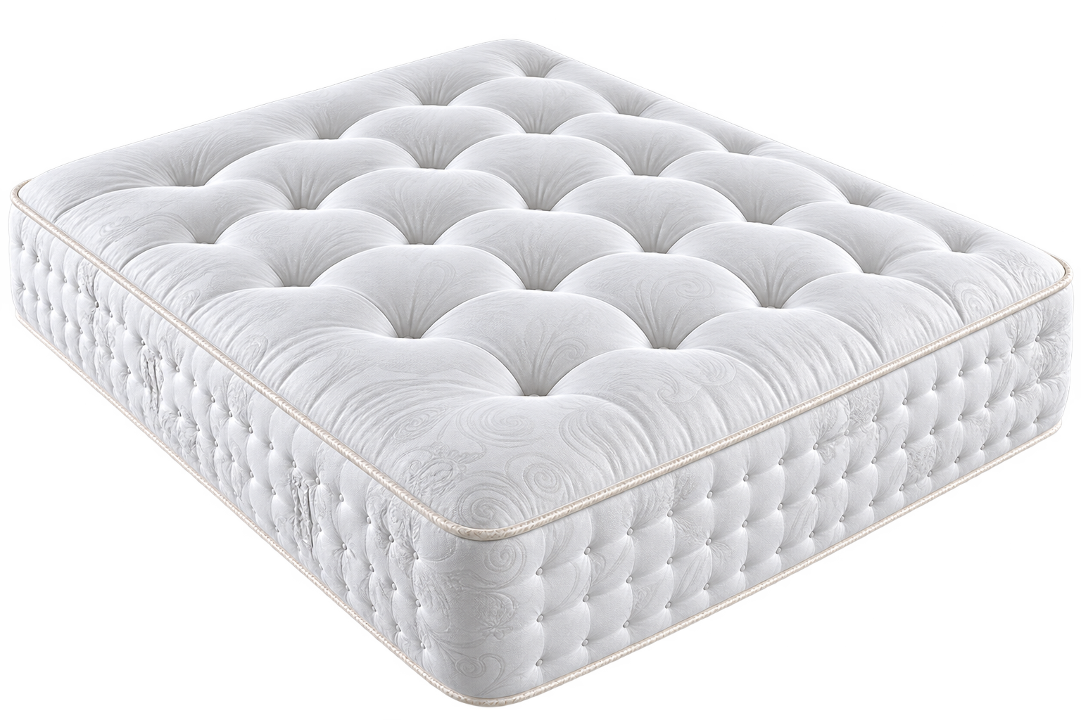 2000 Sprung Pillow Top Mattress With Bed