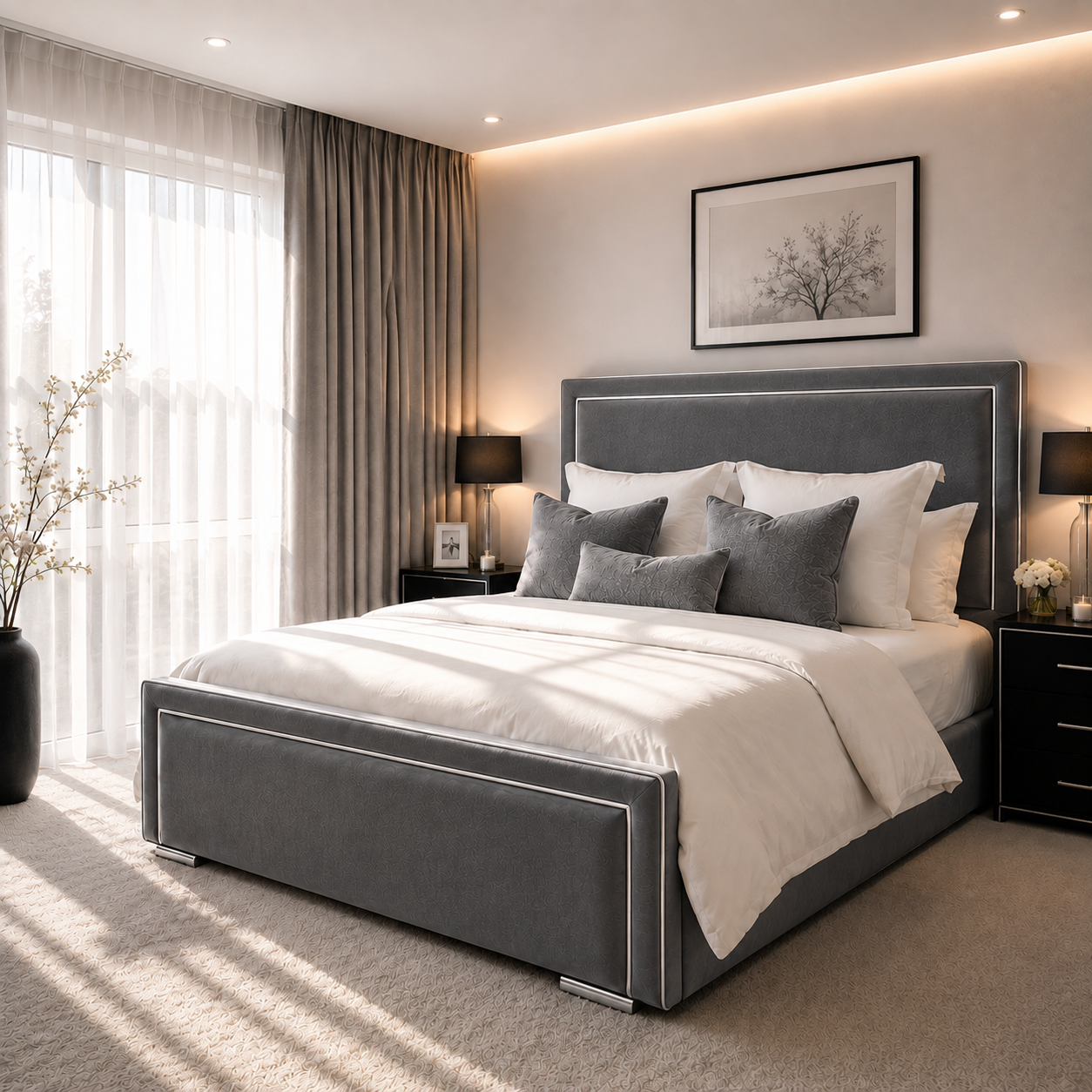 Newly Launched Chelsea Bed With Upholstery Storage