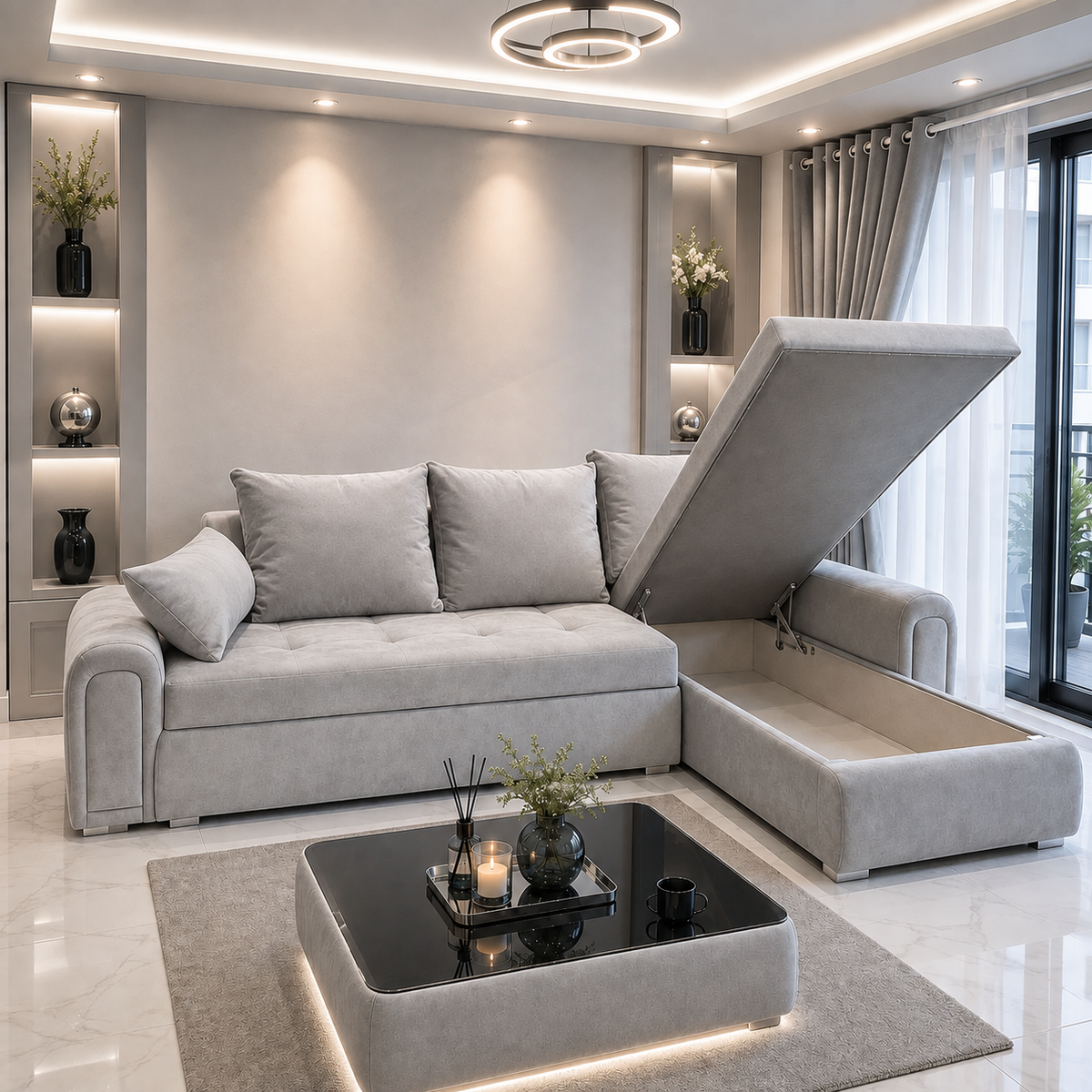Berlin Sofa Bed – Stylish Seating with Flexible Sleeping Space