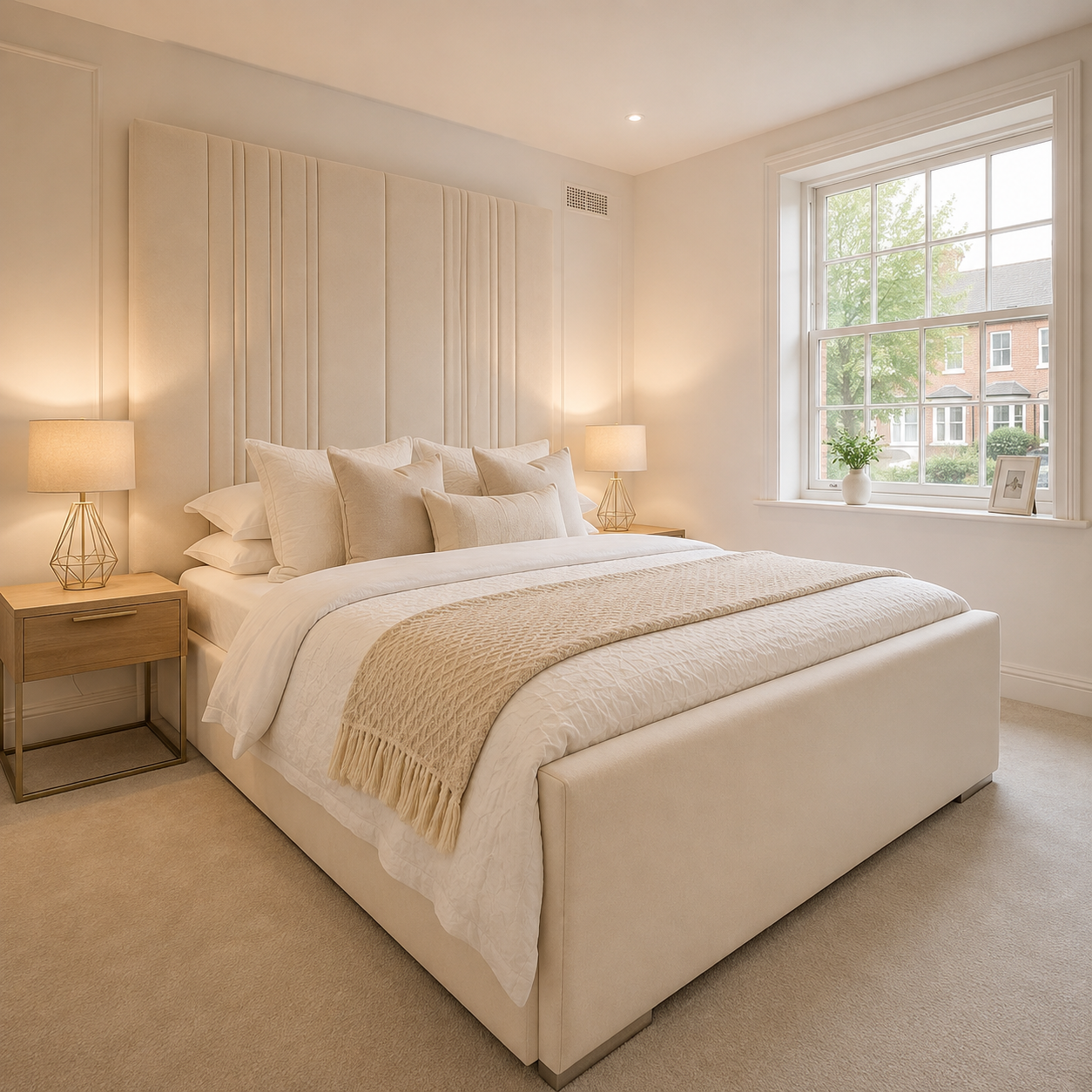 High Headboard Beds - Multi Design Headboards With High Headboard Up to 90"