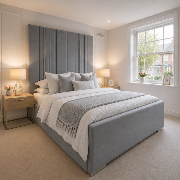 High Headboard Beds - Multi Design Headboards With High Headboard Up to 90"