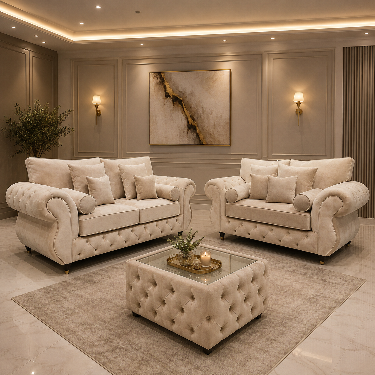 Falcon Chesterfield Sofa