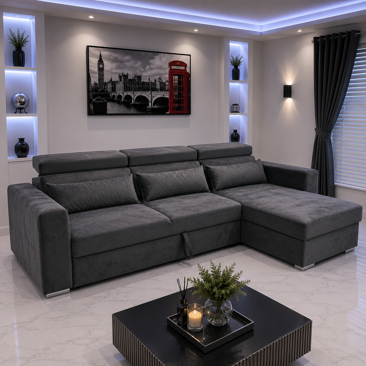Luca Sofa Bed – Stylish Seating & Easy Sleeping Solution