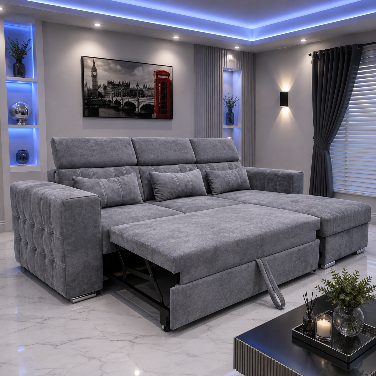 Luca Sofa Bed – Stylish Seating & Easy Sleeping Solution
