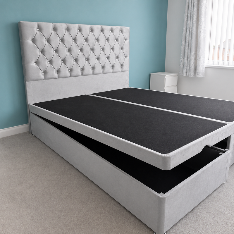 Luxury Divan Ottoman Bed – Premium Storage Bed | Multiple Sizes & Colours