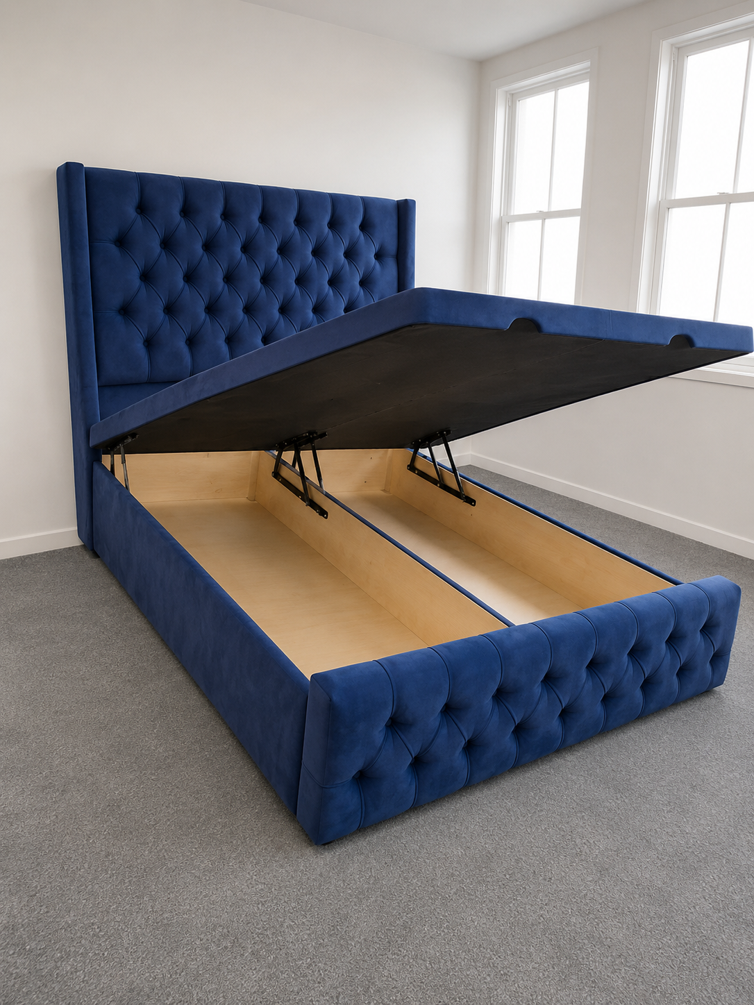 Luxury Divan Ottoman Bed – Premium Storage Bed | Multiple Sizes & Colours