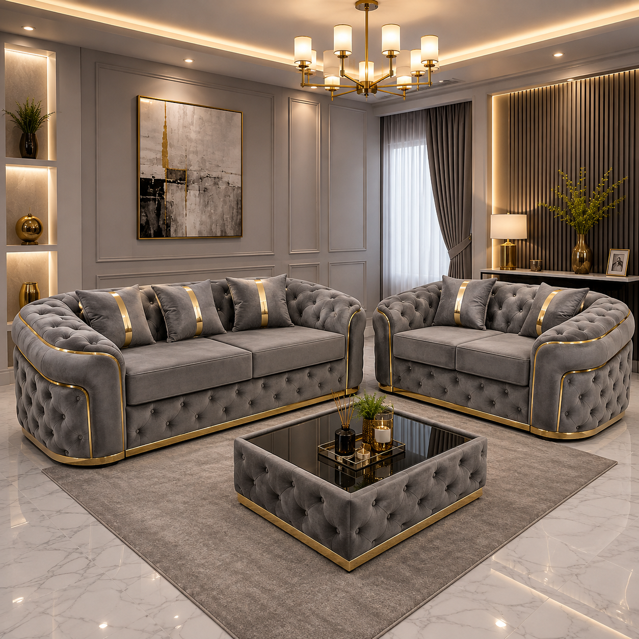 Madrid Chesterfield Sofa