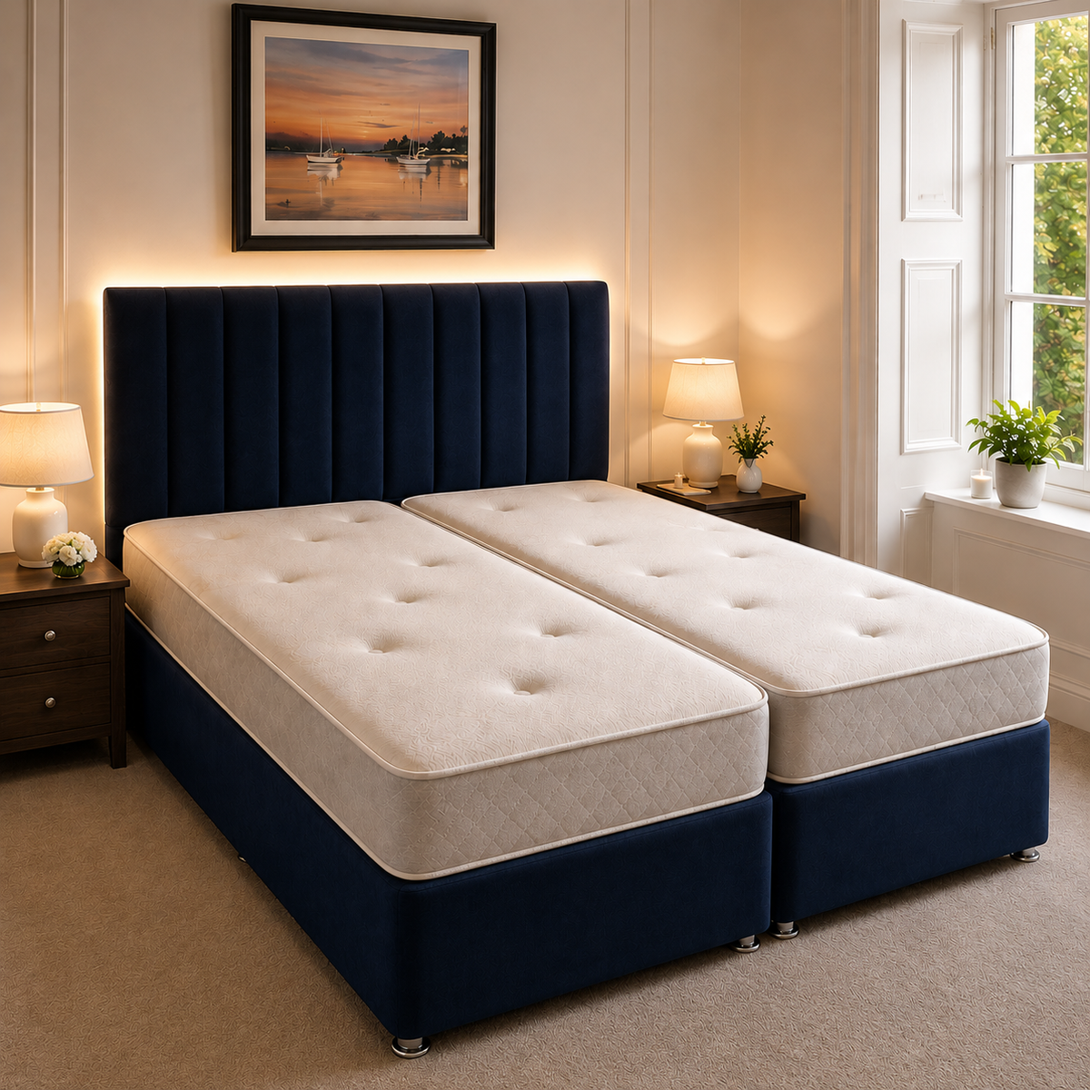 Super King Zip & Link Bed – 2 Singles in 1 | Premium Quality | Easy Split Design